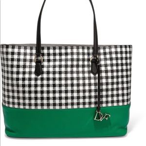 New With Tags Diane von Fursenberg tote bag original, fun, hard to find purse